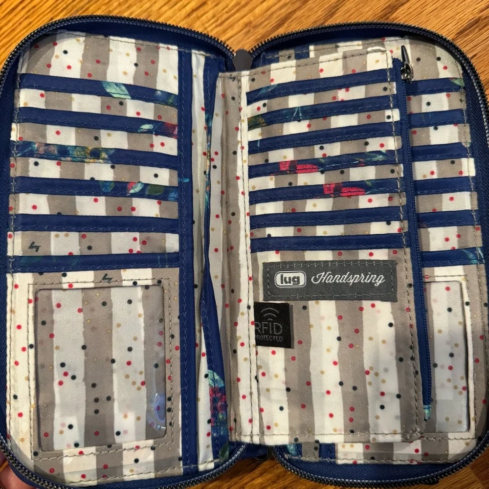 Lug Handspring Wallet - Bouquet Blue - Picture 2 of 4